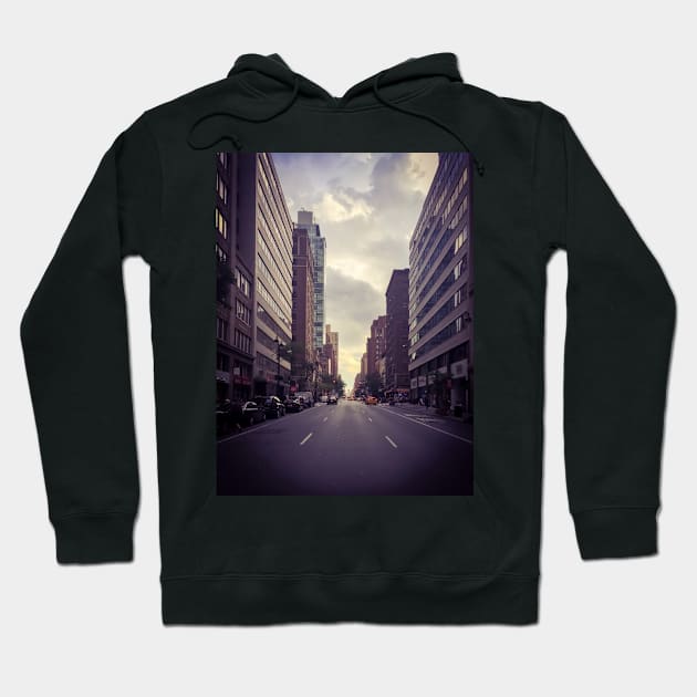 Midtown Manhattan Street New York City Hoodie by eleonoraingrid